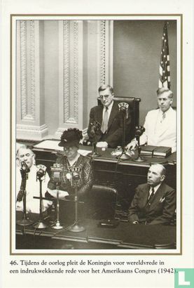 Tijdens de oorlog pleit de Koningin voor wereldvrede in een indrukwekkende rede voor het Amerikaans Congres (1942) - Image 1