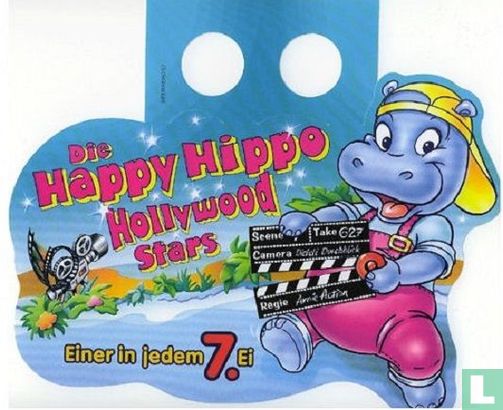 Eiertray label Die Happy Hippo Hollywood Stars