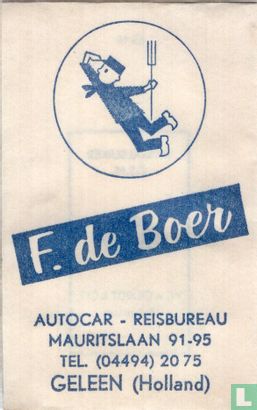 F. de Boer Autocar Reisbureau - Afbeelding 1