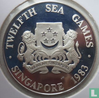 Singapour 5 dollars 1983 (BE) "SEA Games in Singapore" - Image 1