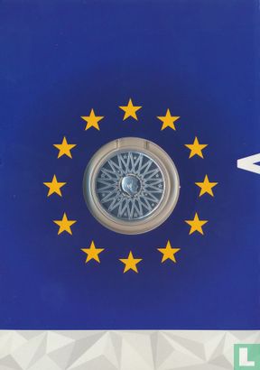 Nederland 5 euro 2022 (PROOF - folder) "30 years Maastricht Treaty" - Afbeelding 2