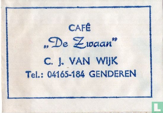 Café "De Zwaan" - Afbeelding 1