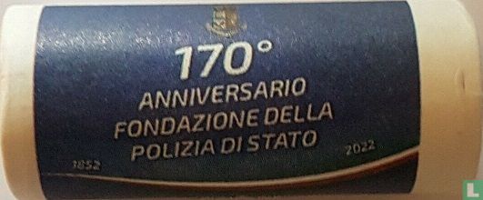 Italië 2 euro 2022 (rol) "170th anniversary Foundation of the Italian National Police" - Afbeelding 2