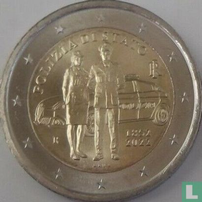 Italy 2 euro 2022 "170th anniversary Foundation of the Italian National Police" - Image 1