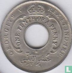 British West Africa 1/10 penny 1913 (H) - Image 2