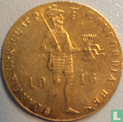 Pays-Bas 1 ducat 1916 - Image 1