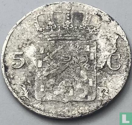 Nederland 5 cent 1826 - Afbeelding 2