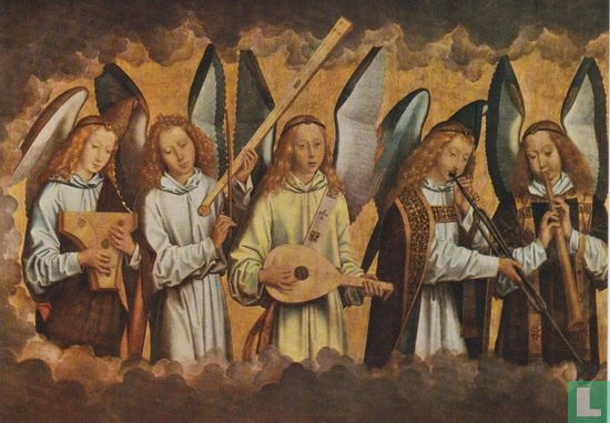 Christus omgeven van zingende en musicerende engelen (linkerluik) - Bild 1