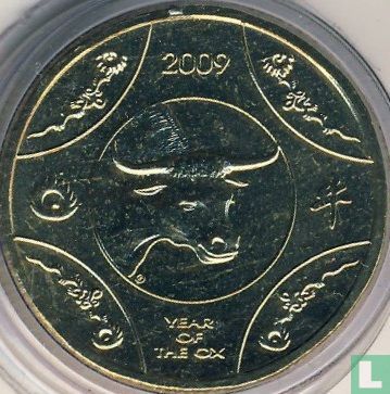 Australië 1 dollar 2009 (type 3) "Year of the Ox" - Afbeelding 2