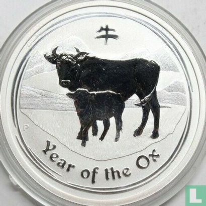 Australië 50 cents 2009 (kleurloos) "Year of the Ox" - Afbeelding 2