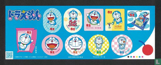 Groetzegels - Doraemon