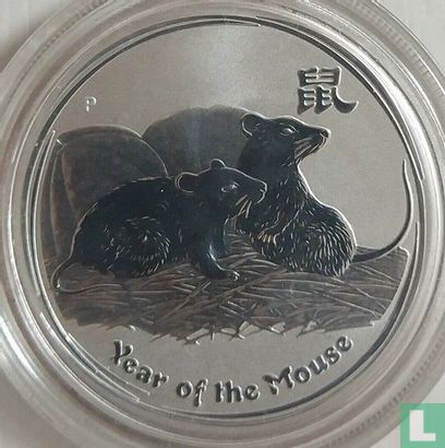 Australia 50 cents 2008 (colourless) "Year of the Mouse" - Image 2