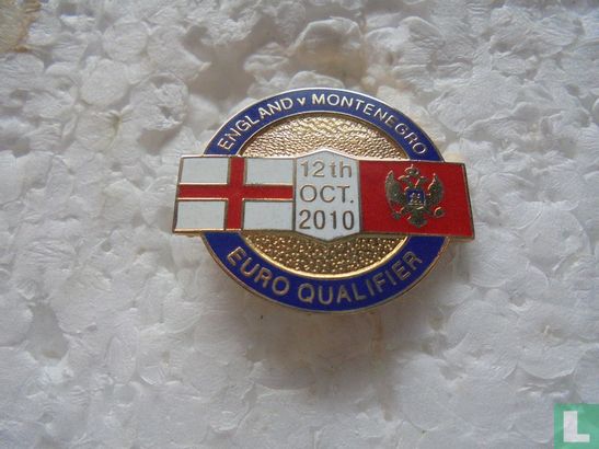 England v Montenegro  12th Oct. 2010 [blauwe rand0 - Afbeelding 1