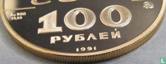 Rusland 100 roebels 1991 (PROOF) "Leo Tolstoy" - Afbeelding 3