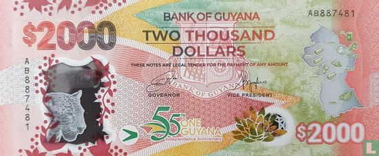 Guyana 2,000 Dollars - Image 1