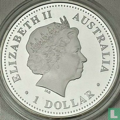 Australia 1 dollar 2007 (PROOF - type 2) "Year of the Pig" - Image 2