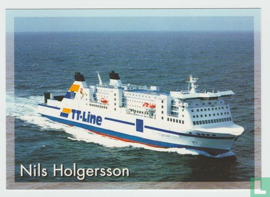 MS Nils Holgersson TT-Line ship Postcard - Image 1