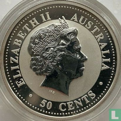 Australia 50 cents 2007 (type 1 - colourless) "Year of the Pig" - Image 2