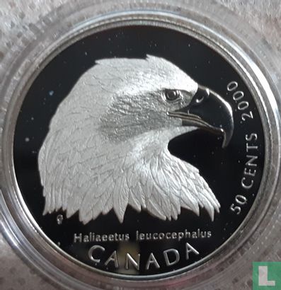 Canada 50 cents 2000 (PROOF) "Bald eagle" - Afbeelding 1
