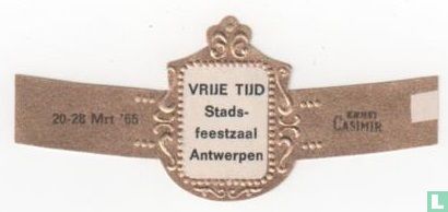 Vrije Tijd Stadsfeestzaal Antwerpen - 20-28 Mrt 1965 - Ernst Casimir - Bild 1