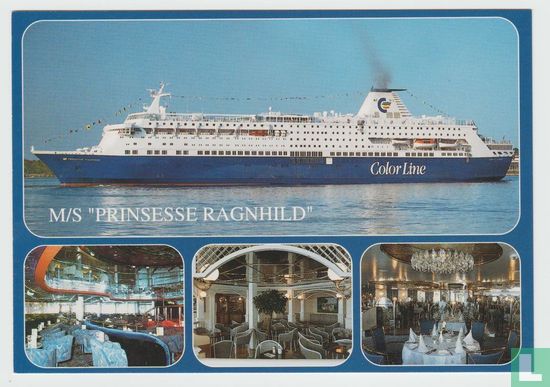 MS Prinsesse Ragnhild Color Line Ferrie Ship Postcard - Bild 1