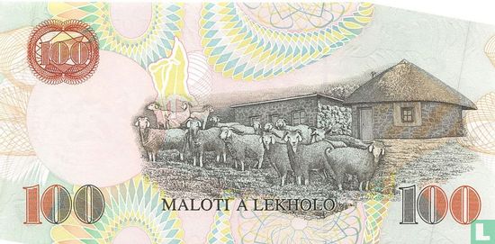 Lesotho 100 Maloti 1994 - Image 2