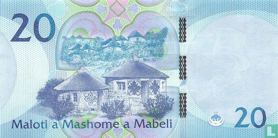 Lesotho 20 Maloti  - Afbeelding 2