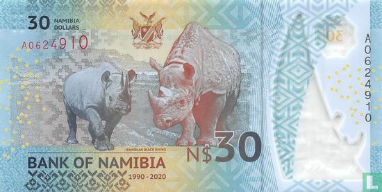 Namibie 30 Dollars namibiens 2020 - Image 2
