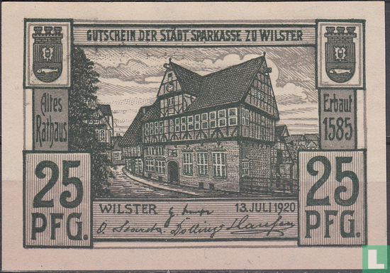 Wilster 25 Pfennig 1920 - Afbeelding 1
