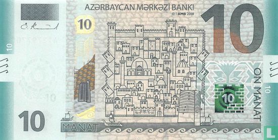 Azerbaijan 10 Manat - Image 1