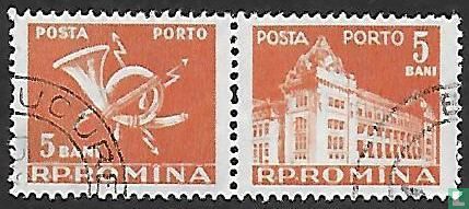 Postkantoor en posthoorn - Afbeelding 2