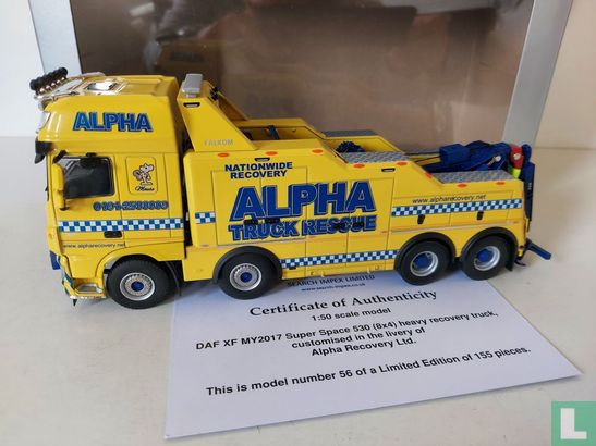 Daf XF Super Space Cab 530 8x4 wrecker 'Alpha Truck Rescue' - Afbeelding 3