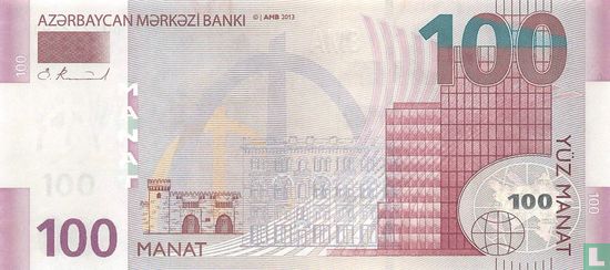 Azerbaïdjan 100 Manat - Image 1