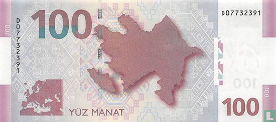 Azerbeidzjan 100 Manat  - Afbeelding 2