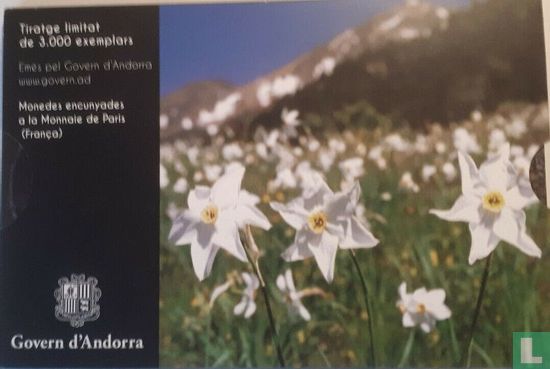 Andorra jaarset 2021 "Pont de la Margineda and narcissus poeticus" - Afbeelding 3