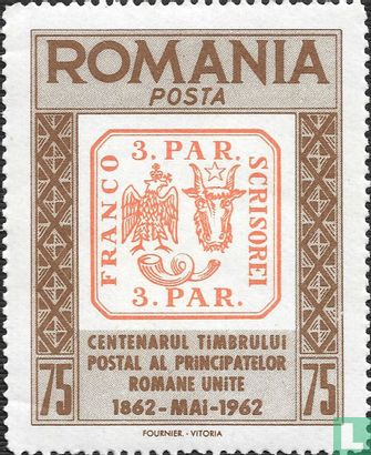 Commemoration 100 years of issuance of stamps Moldova
