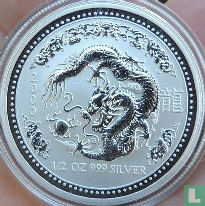 Australië 50 cents 2000 "Year of the Dragon" - Afbeelding 1