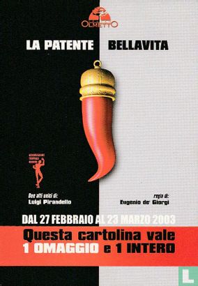 0020 - Teatro Olmetto - La Patente Bellavita - Bild 1