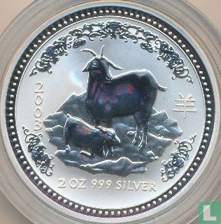 Australië 2 dollars 2003 "Year of the Goat" - Afbeelding 1