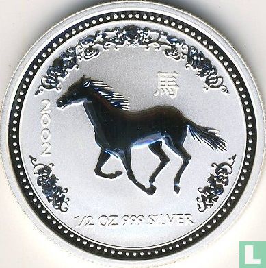 Australië 50 cents 2002 "Year of the Horse" - Afbeelding 1