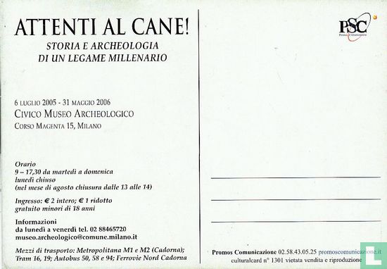 1301 - Civico Museo Archeologico - Attenti Al Cane! - Image 2