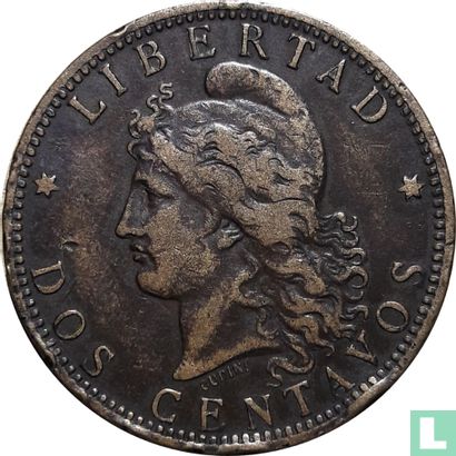 Argentinië 2 centavos 1895 - Afbeelding 2