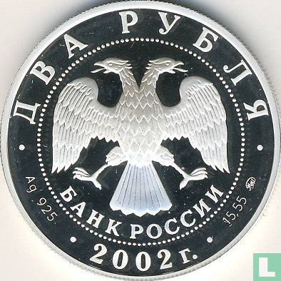 Rusland 2 roebels 2002 (PROOF) "Libra" - Afbeelding 1