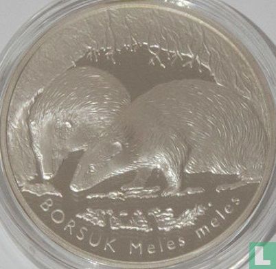 Pologne 20 zlotych 2011 (BE) "Eurasian badgers" - Image 2