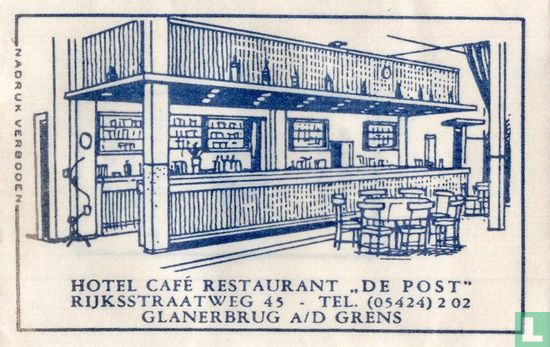 Hotel Café Restaurant "De Post" - Afbeelding 1