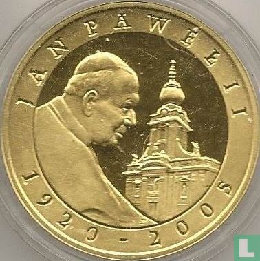 Polen 10 zlotych 2005 (PROOF - verguld zilver) "Death of Pope John Paul II" - Afbeelding 2
