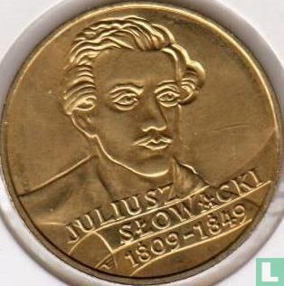 Polen 2 zlote 1999 "150th anniversary Death of Juliusz Slowacki" - Afbeelding 2