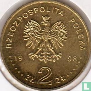 Polen 2 zlote 1998 "80th anniversary Poland regaining independence" - Afbeelding 1