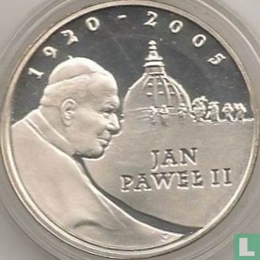 Polen 10 zlotych 2005 (PROOF - zilver) "Death of Pope John Paul II" - Afbeelding 2