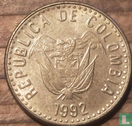 Colombie 5 pesos 1992 - Image 1